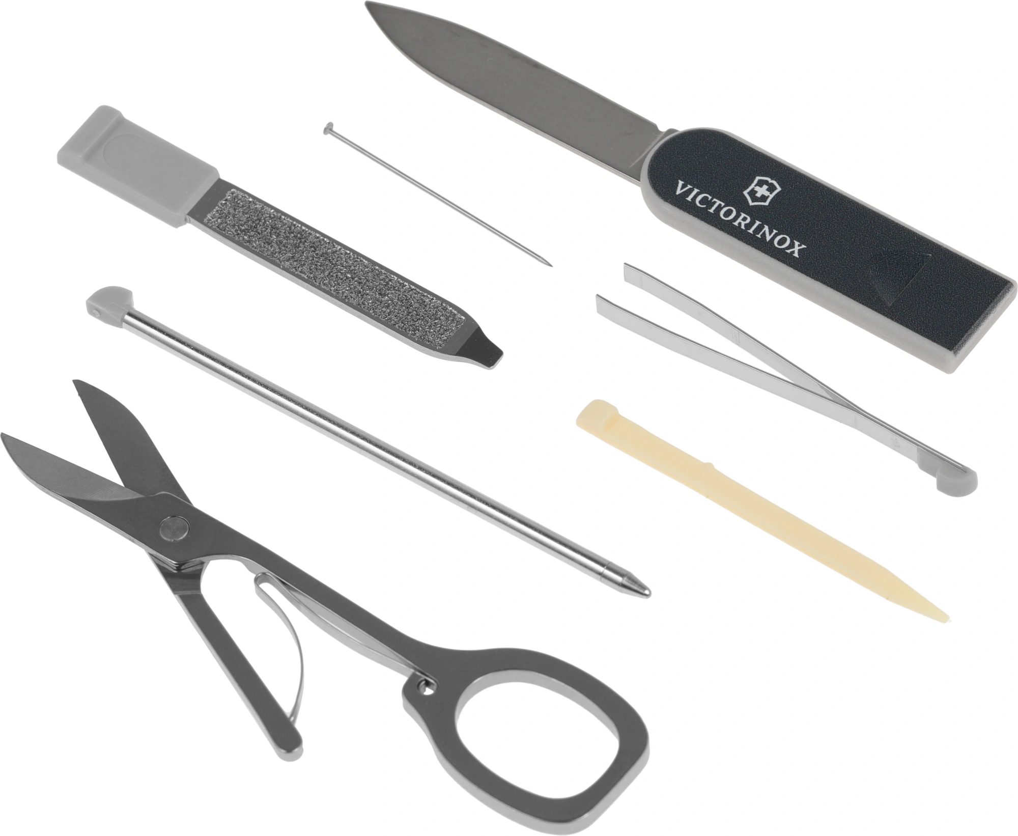 Швейцарская карта Victorinox Swiss Card Classic New York Style (0.7100.E223) серый коробка подарочная — миниатюра 9