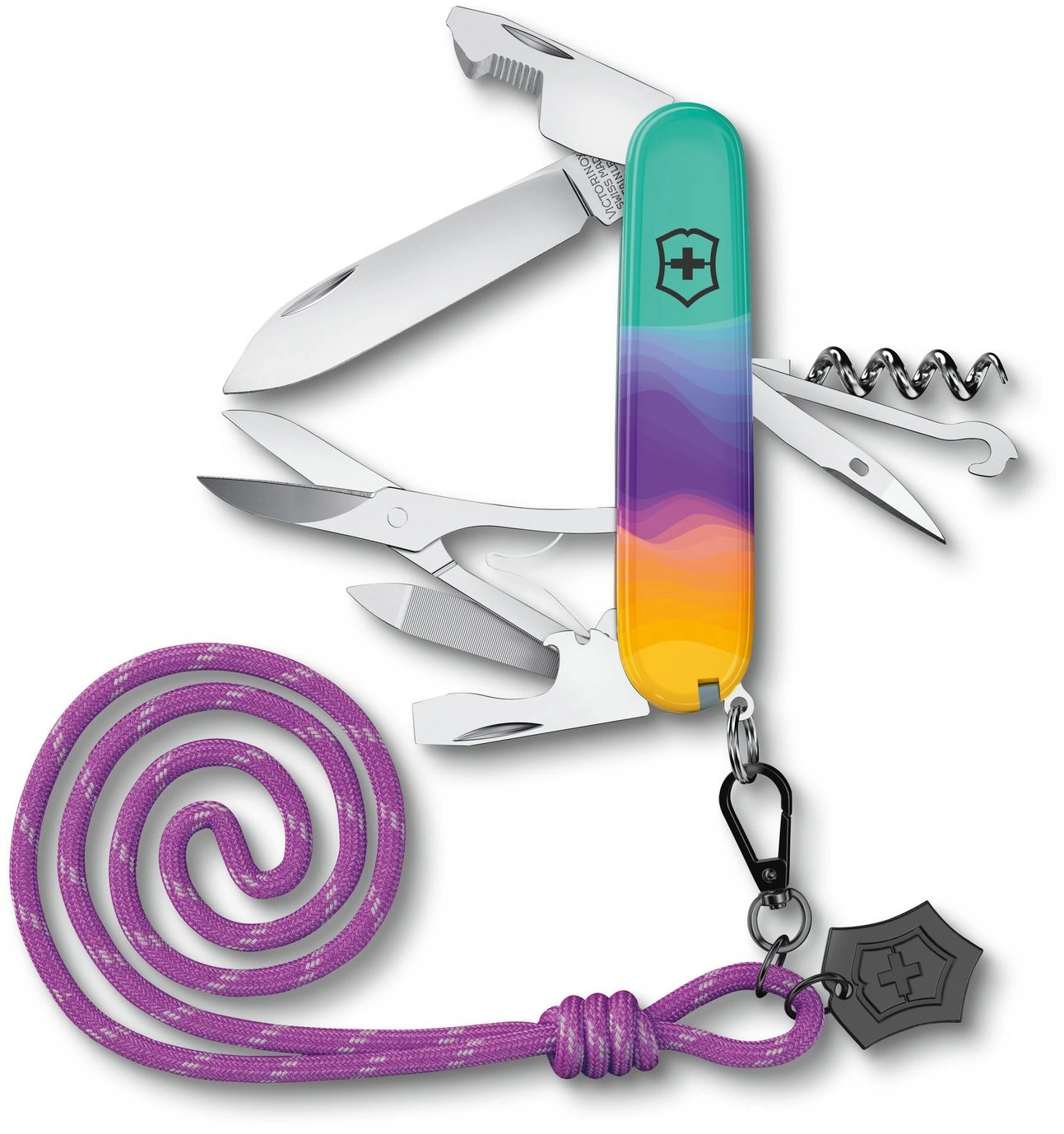 Нож перочинный Victorinox Companion Sydney Style (1.3909.E222) 91мм 16функц. ассорти подар.коробка в комплекте: шнурок на шею — миниатюра 7