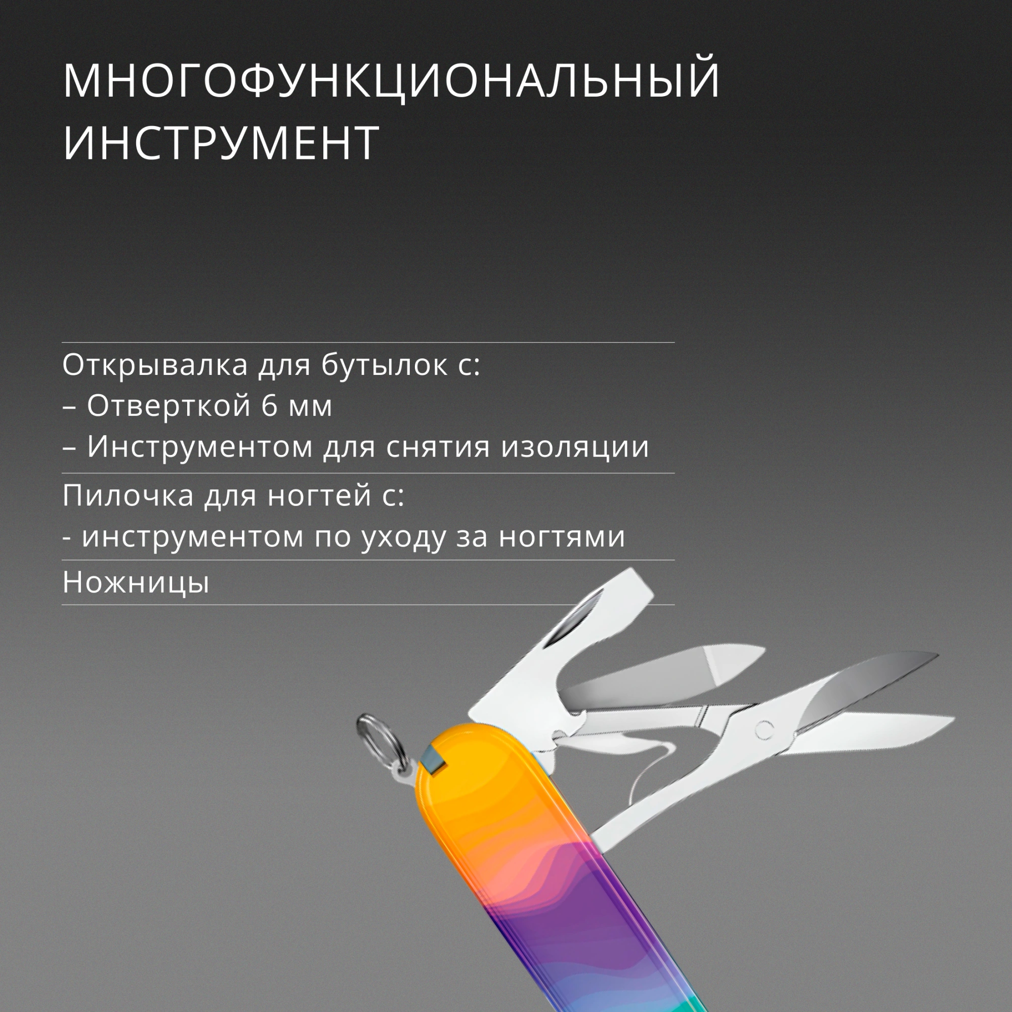 Нож перочинный Victorinox Companion Sydney Style (1.3909.E222) 91мм 16функц. ассорти подар.коробка в комплекте: шнурок на шею — миниатюра 14