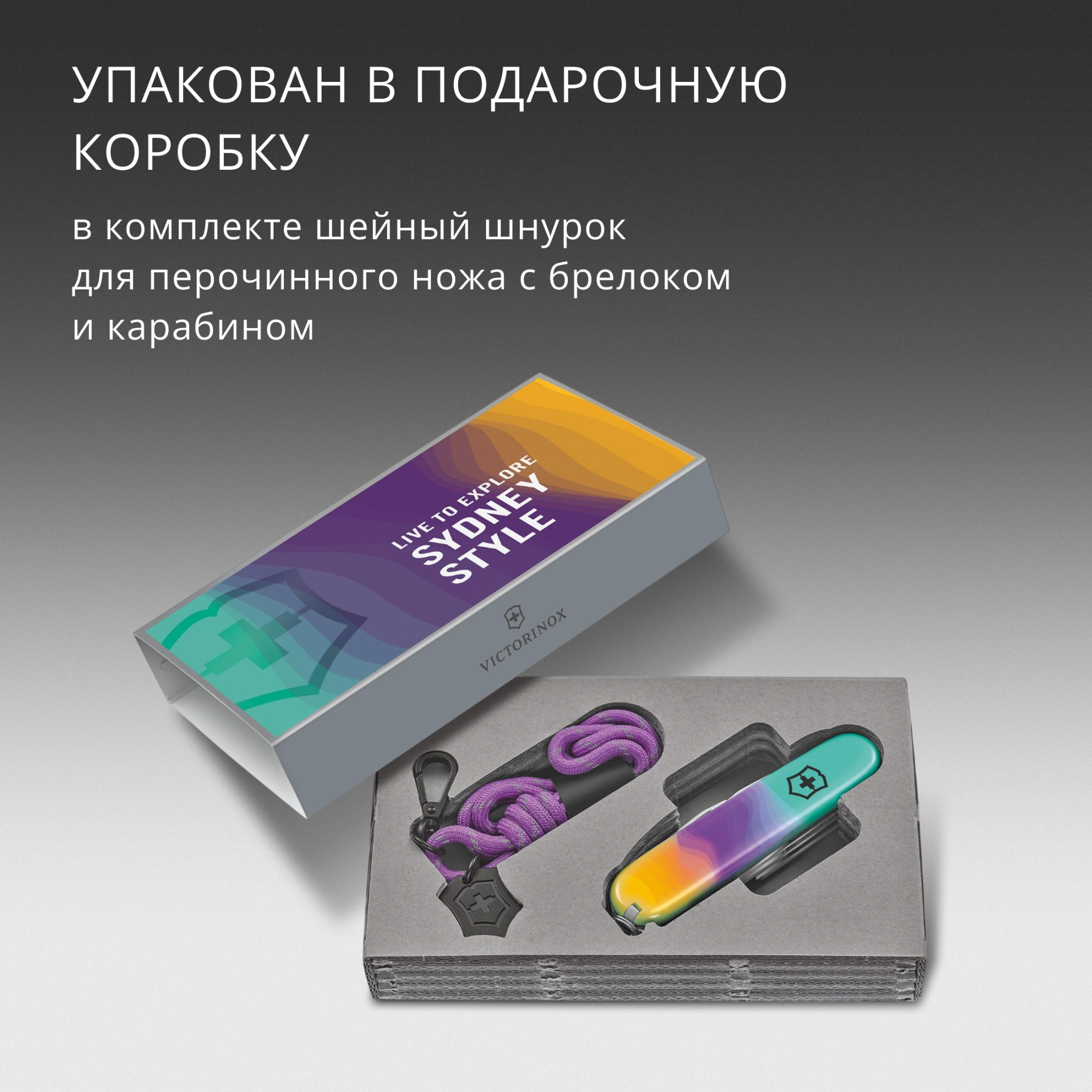 Нож перочинный Victorinox Companion Sydney Style (1.3909.E222) 91мм 16функц. ассорти подар.коробка в комплекте: шнурок на шею — миниатюра 17