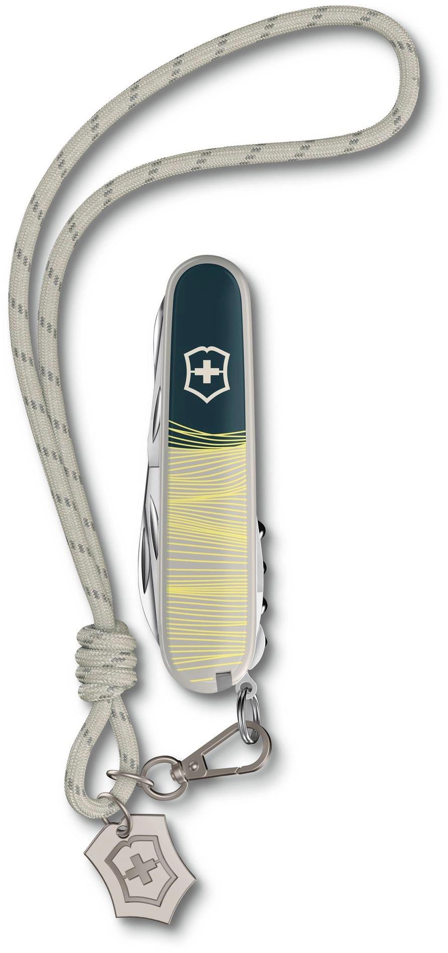 Нож перочинный Victorinox Companion New York Style (1.3909.E223) 91мм 16функц. серый подар.коробка в комплекте: шнурок на шею — миниатюра 2