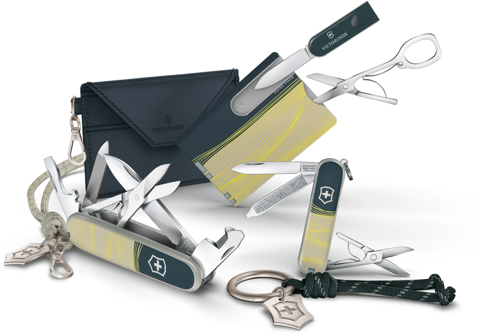 Нож перочинный Victorinox Companion New York Style (1.3909.E223) 91мм 16функц. серый подар.коробка в комплекте: шнурок на шею — миниатюра 5