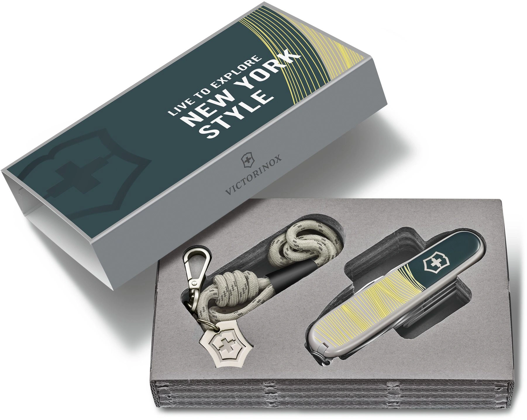 Нож перочинный Victorinox Companion New York Style (1.3909.E223) 91мм 16функц. серый подар.коробка в комплекте: шнурок на шею — миниатюра 9