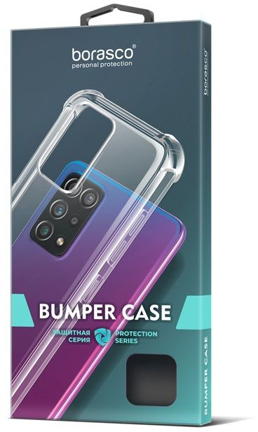 Чехол (клип-кейс) BoraSCO для Honor X6a Bumper Case прозрачный (72472) — миниатюра 11