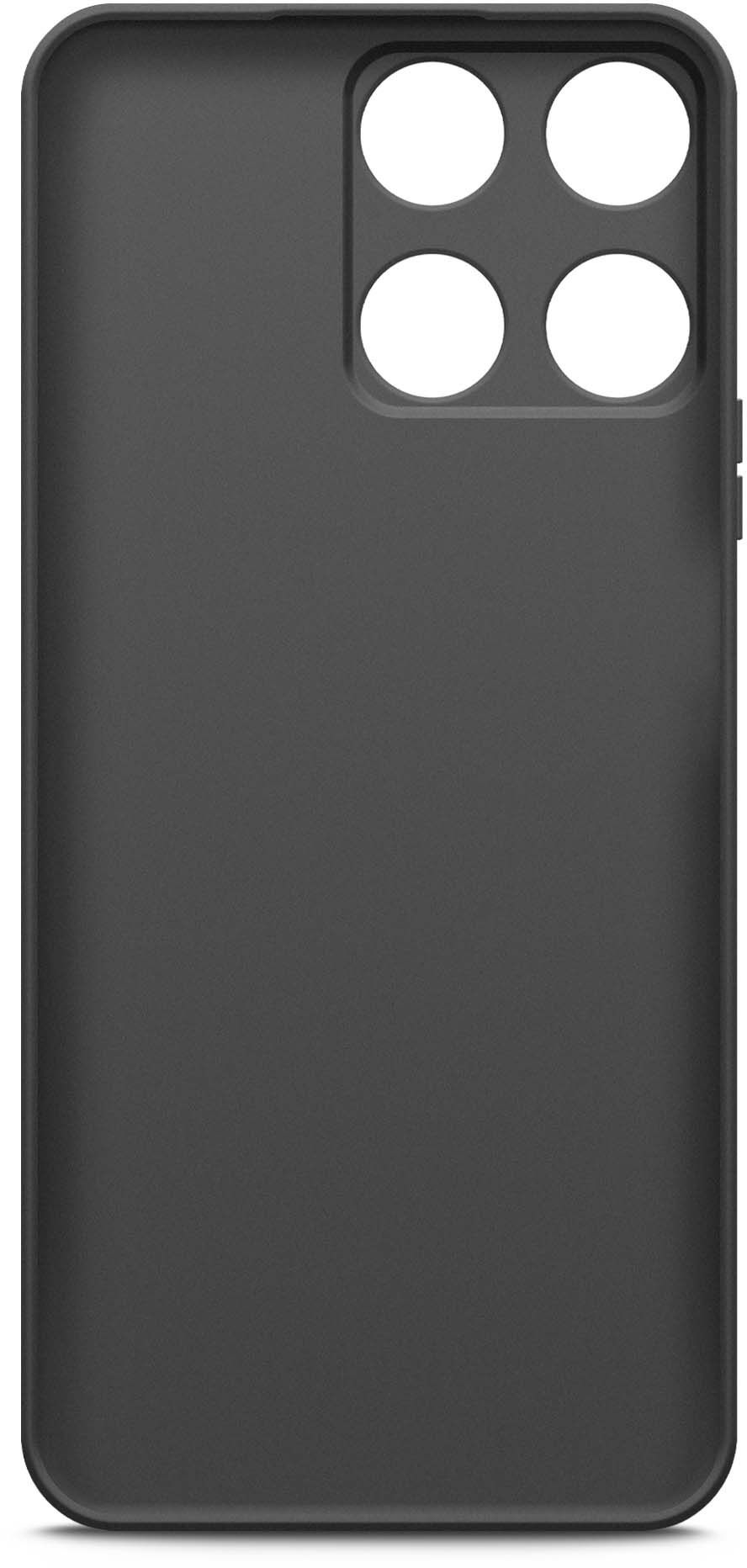 Чехол (клип-кейс) BoraSCO для Honor X6a Silicone Case черный (72478) — миниатюра 2