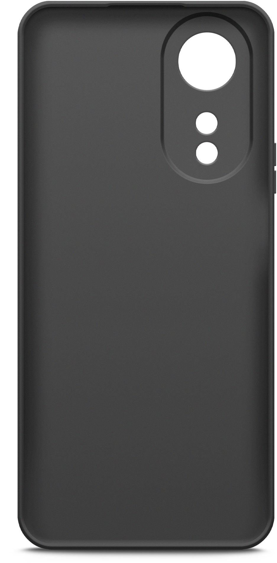 Чехол (клип-кейс) BoraSCO для Oppo A58 4G Silicone Case черный (72487) — миниатюра 2