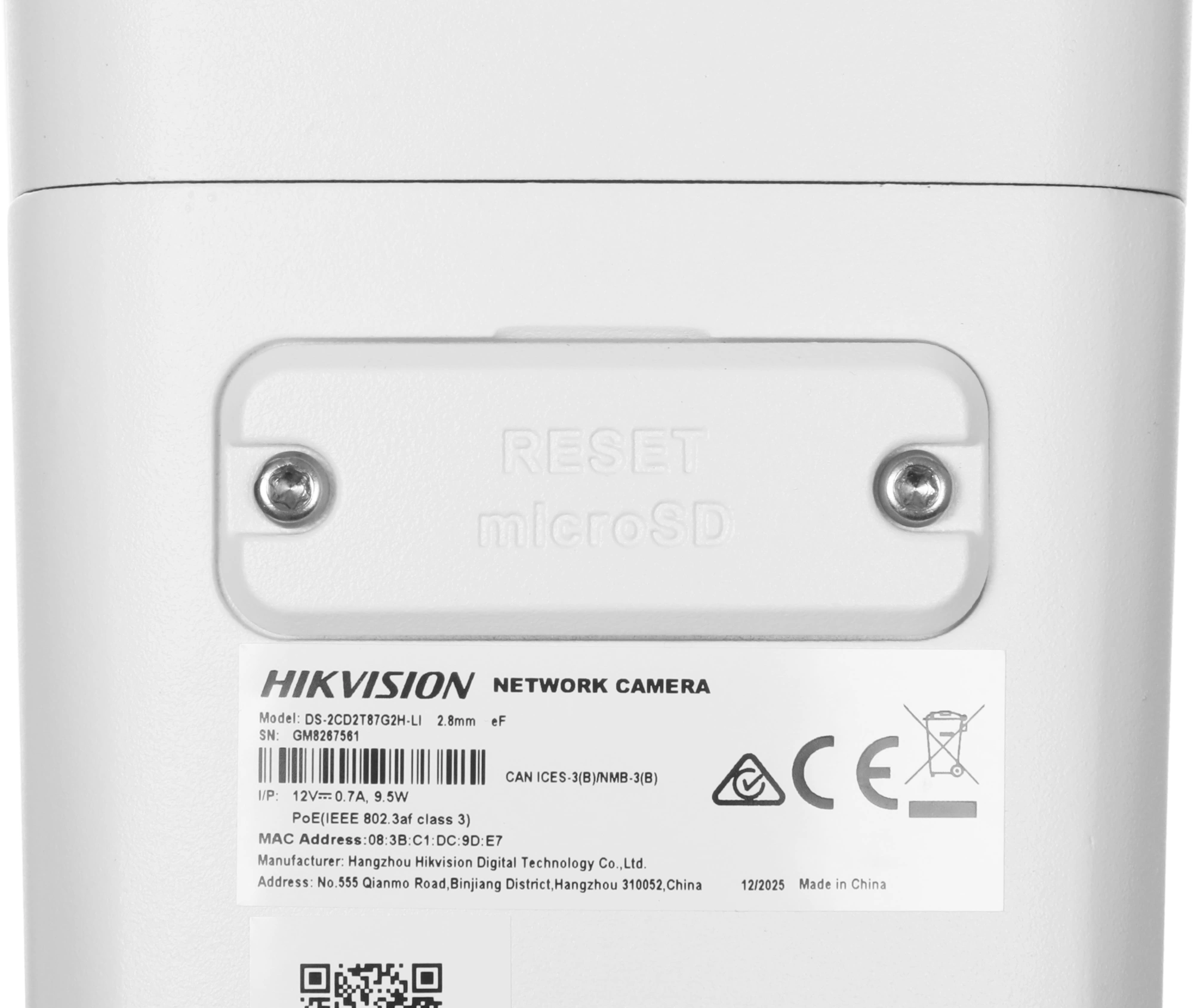 Камера видеонаблюдения IP Hikvision DS-2CD2T87G2H-LI(2.8mm) 2.8-2.8мм цв. корп.:белый — миниатюра 12