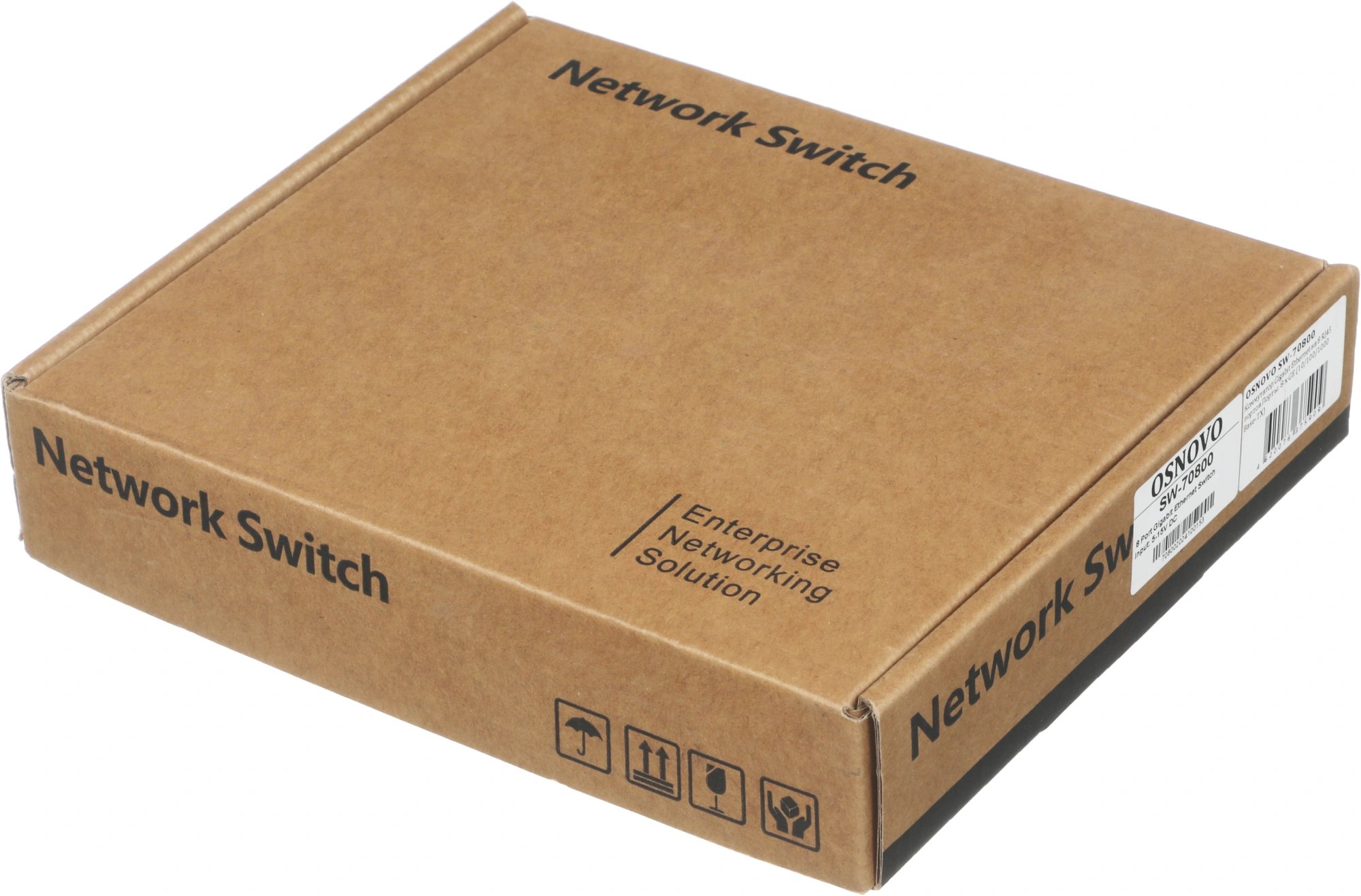 Коммутатор Osnovo SW-70800 2xКомбо(1000BASE-T/SFP) неуправляемый — миниатюра 2