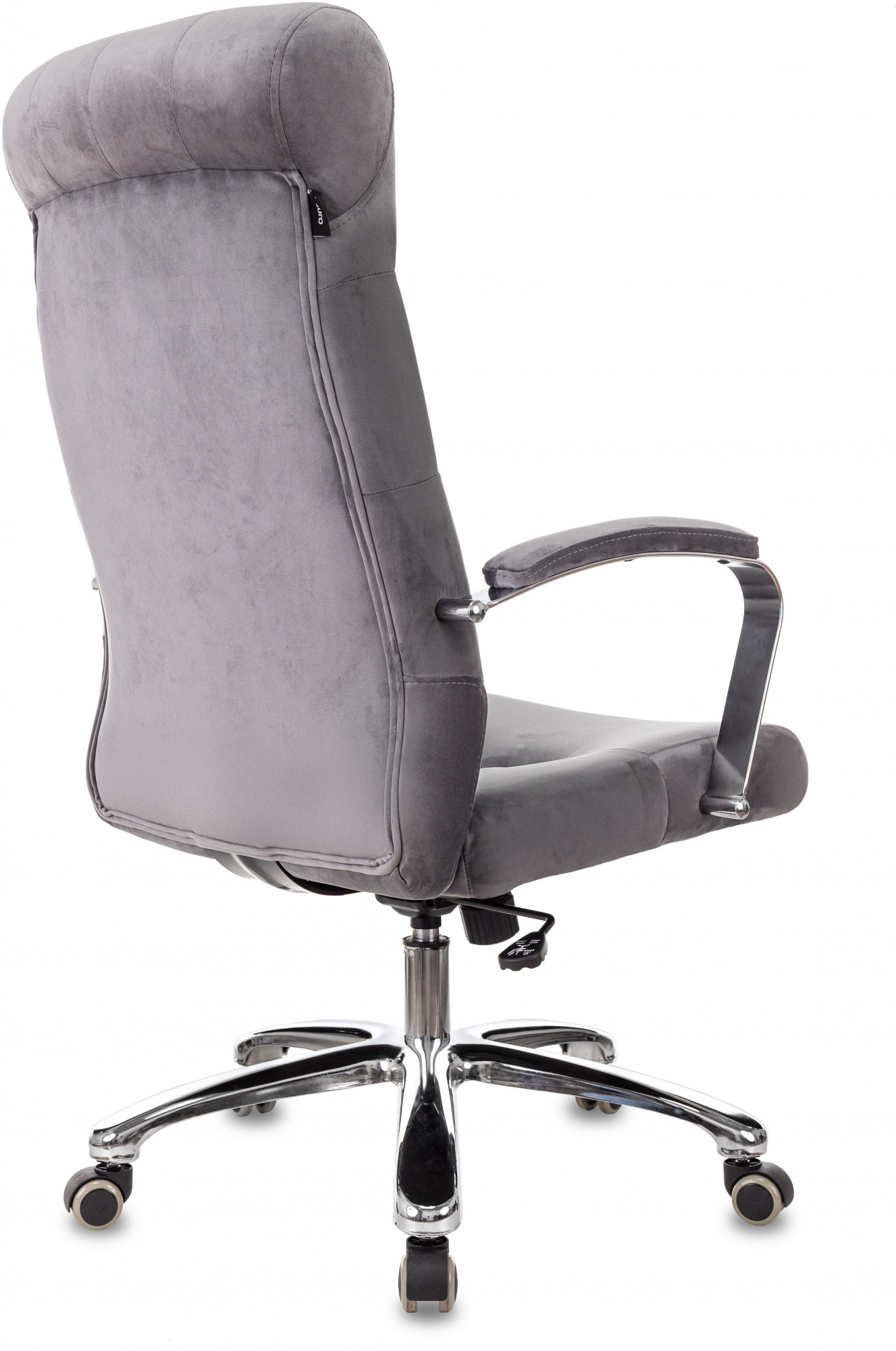 Кресло руководителя Бюрократ T9928SL Fabric серый Italia 26 крестов металл хром - Дополнительные фотографии