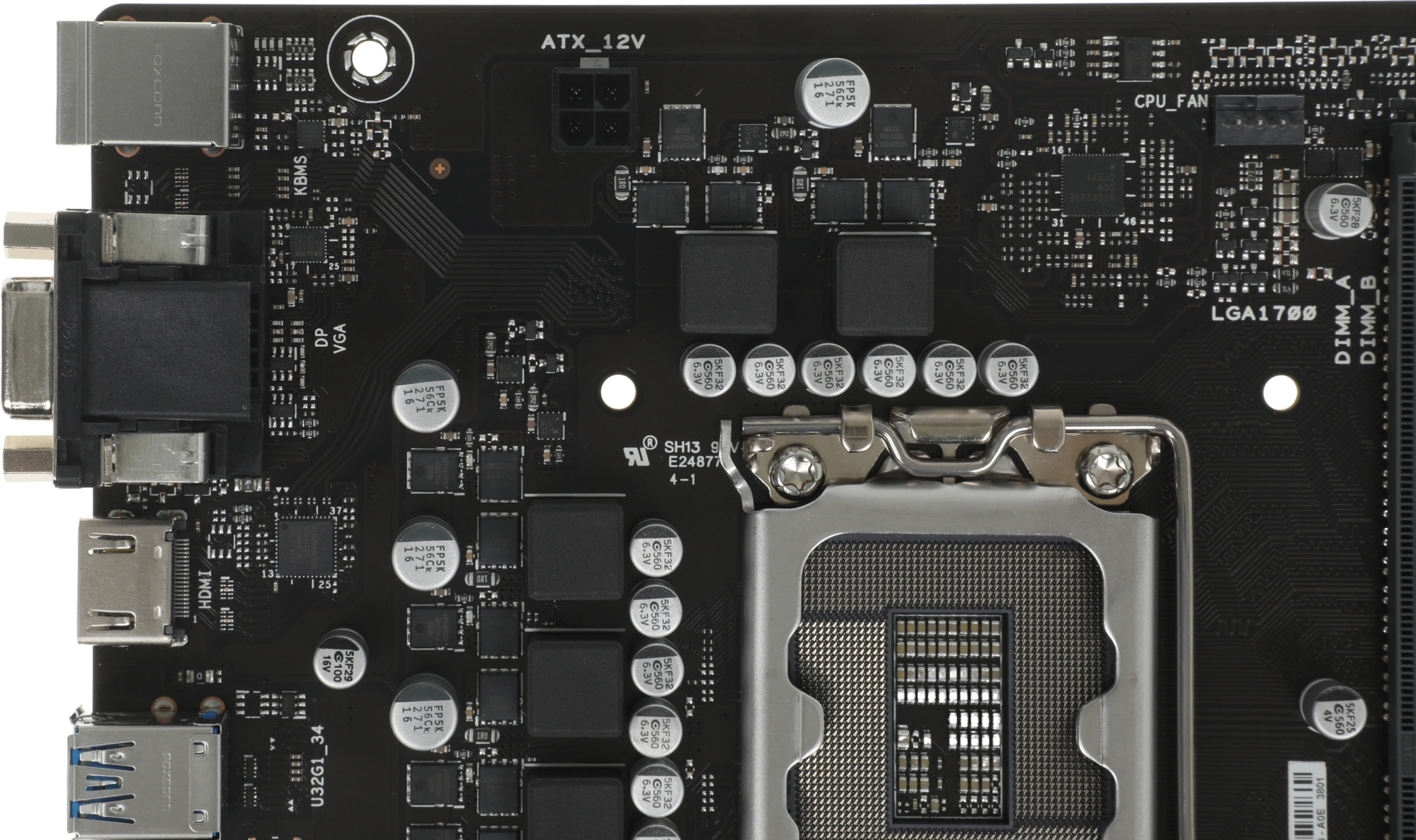 Материнская плата Asus PRIME H610M-R-SI Soc-1700 Intel H610 2xDDR5 mATX AC`97 8ch(7.1) GbLAN+VGA+HDMI+DP White Box — миниатюра 11