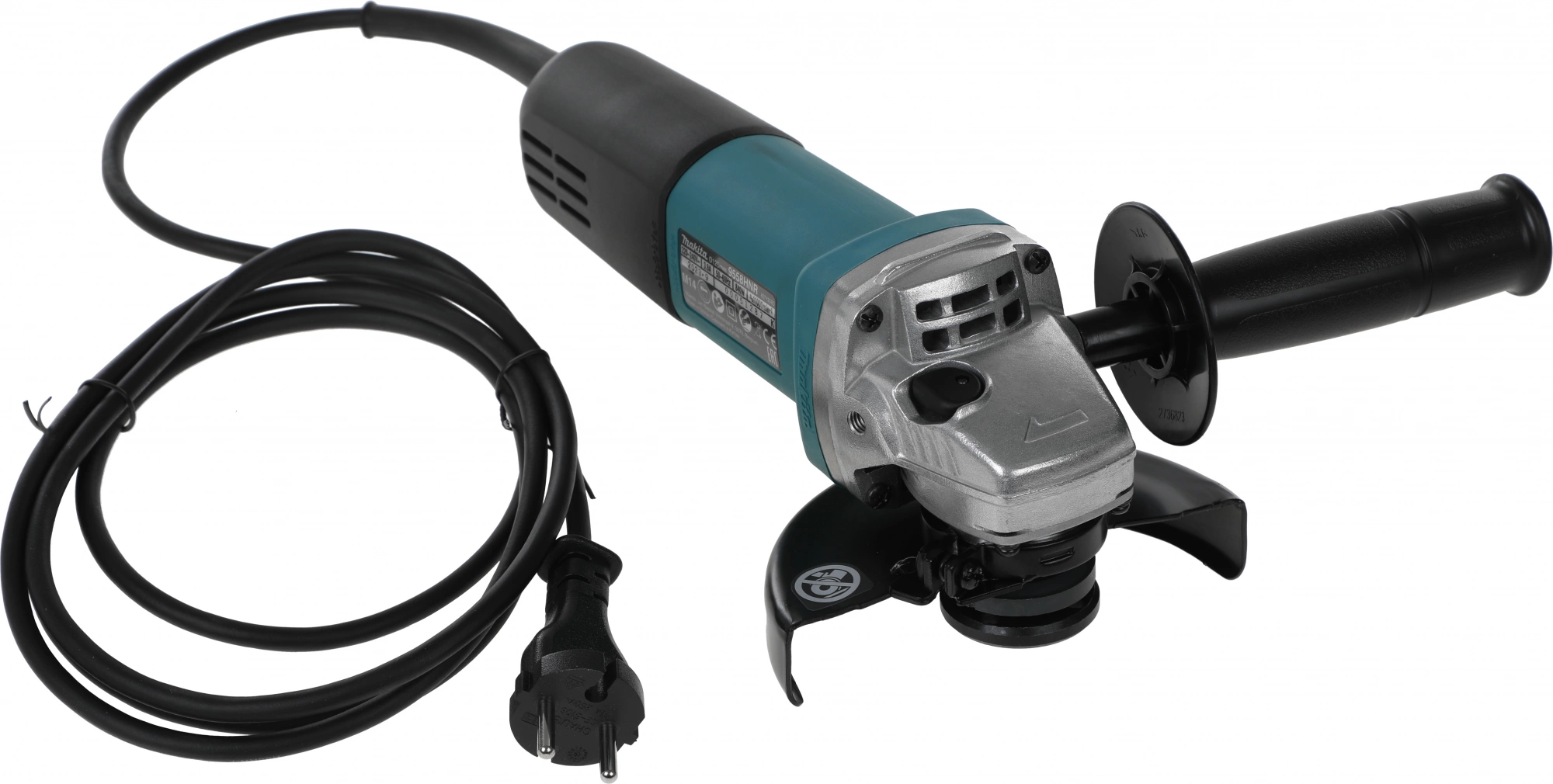 Углошлифовальная машина Makita 9558HNRZ 840Вт 11000об/мин рез.шпин.:M14 d=125мм — миниатюра 4