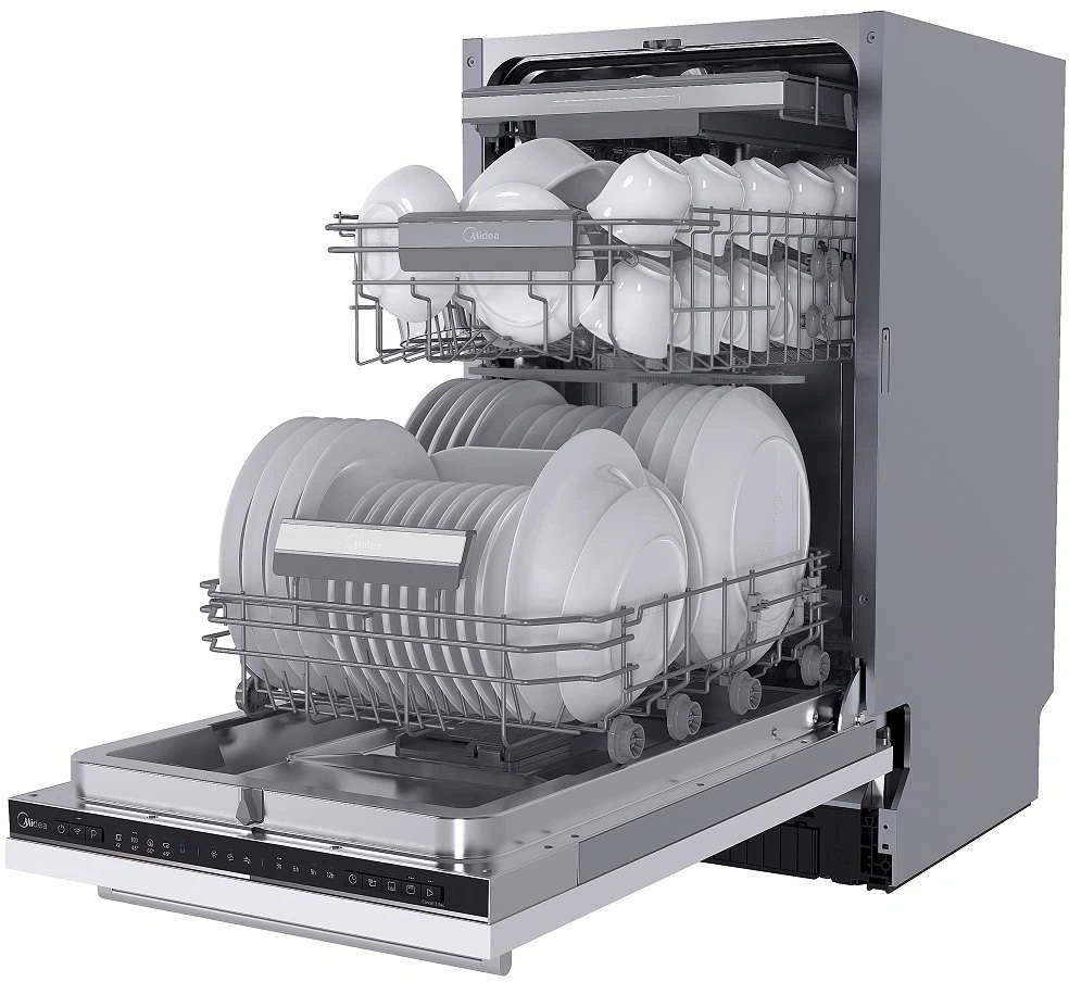 Посудомоечная машина встраив. Midea MID45S150i 2000Вт узкая — миниатюра 3