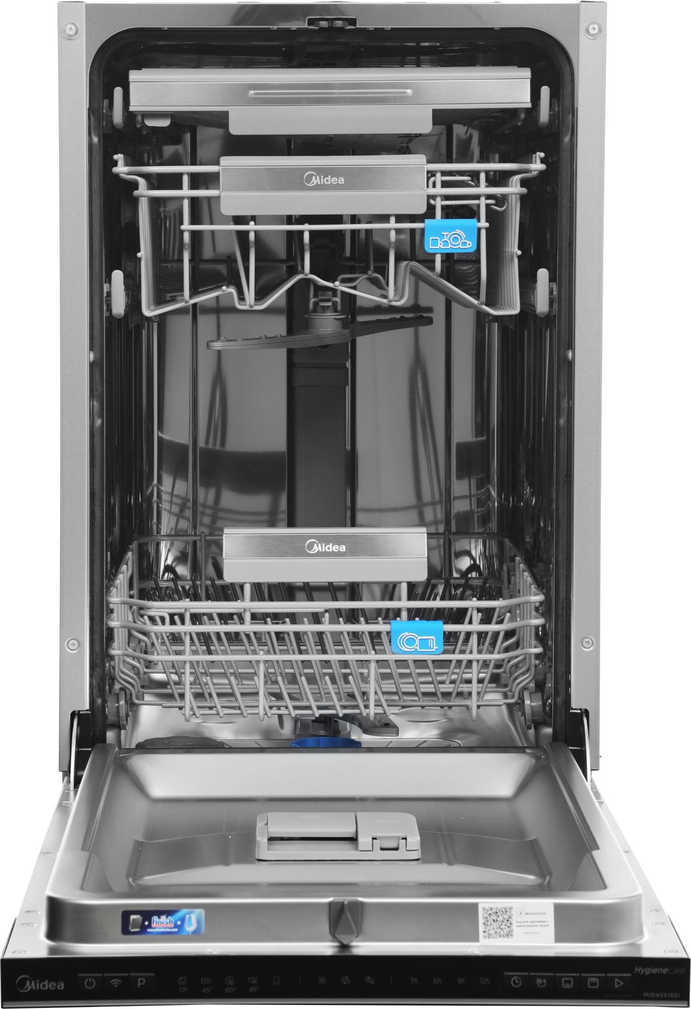 Посудомоечная машина встраив. Midea MID45S150i 2000Вт узкая — миниатюра 6