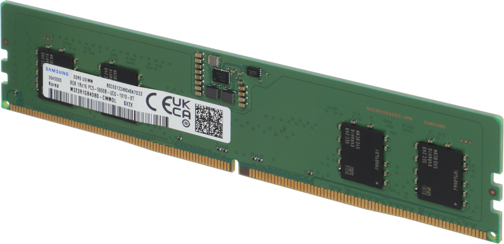 Память DDR5 8GB 5600MHz Samsung M323R1GB4DB0-CWM OEM PC5-44800 CL40 DIMM UDIMM 288-pin 1.1В single rank OEM — миниатюра 3