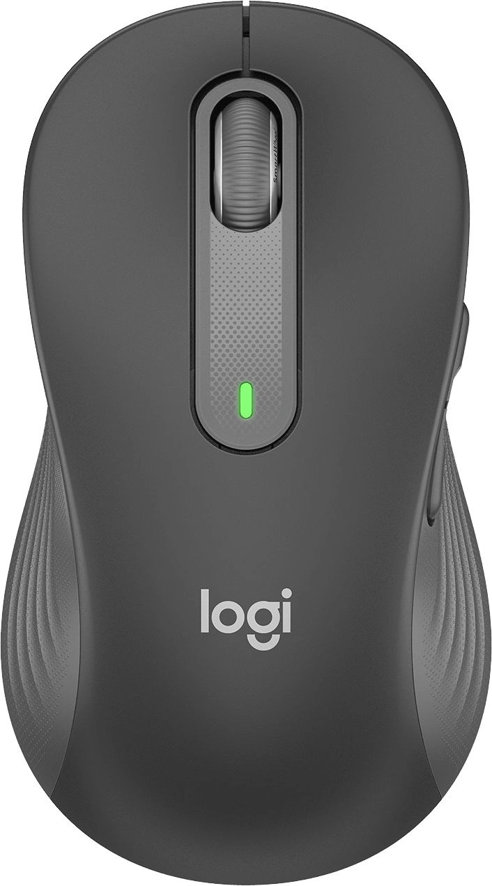 Мышь Logitech M650 Large графитовый оптическая 4000dpi silent беспров. BT/Radio USB 5but (910-006247) — миниатюра 2