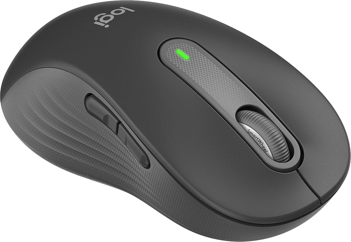 Мышь Logitech M650 Large графитовый оптическая 4000dpi silent беспров. BT/Radio USB 5but (910-006247) — миниатюра 3