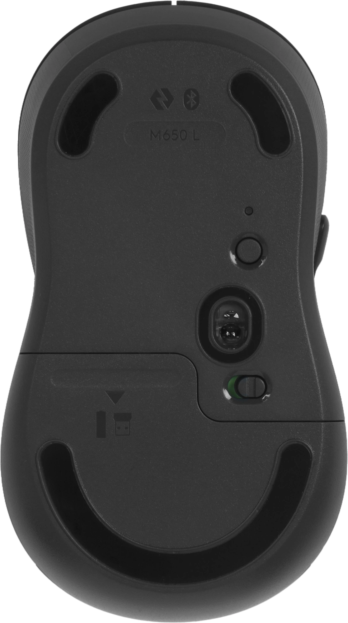 Мышь Logitech M650 Large графитовый оптическая 4000dpi silent беспров. BT/Radio USB 5but (910-006247) — миниатюра 5