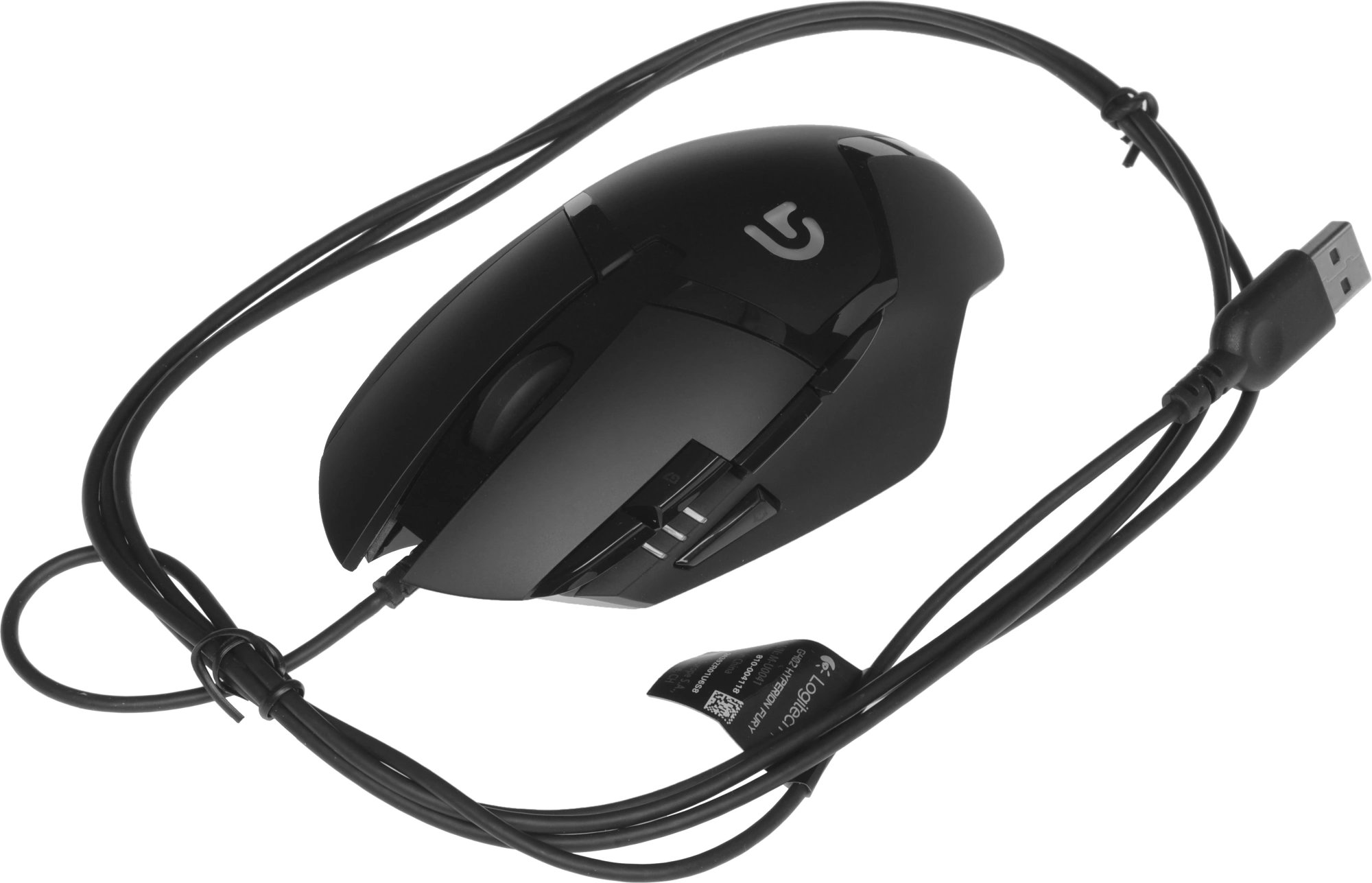 Мышь Logitech Hyperion Fury G402 черный оптическая 4000dpi USB 7but (910-004070) — миниатюра 14