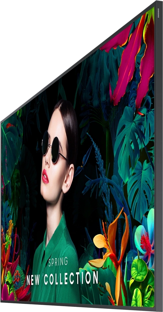 Панель Samsung 75" QM75C черный VA LED 16:9 DVI HDMI M/M матовая 4000:1 500cd 178гр/178гр 3840x2160 DP RCA Да 4K USB 33.4кг — миниатюра 4