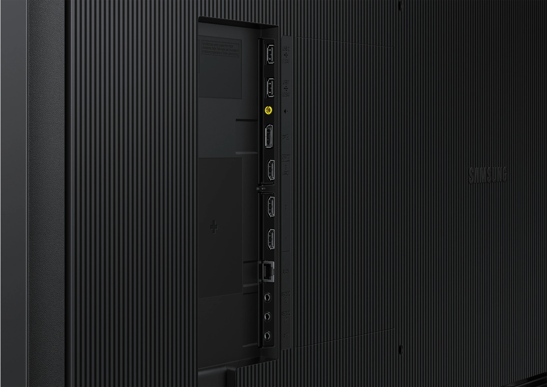 Панель Samsung 75" QM75C черный VA LED 16:9 DVI HDMI M/M матовая 4000:1 500cd 178гр/178гр 3840x2160 DP RCA Да 4K USB 33.4кг — миниатюра 6