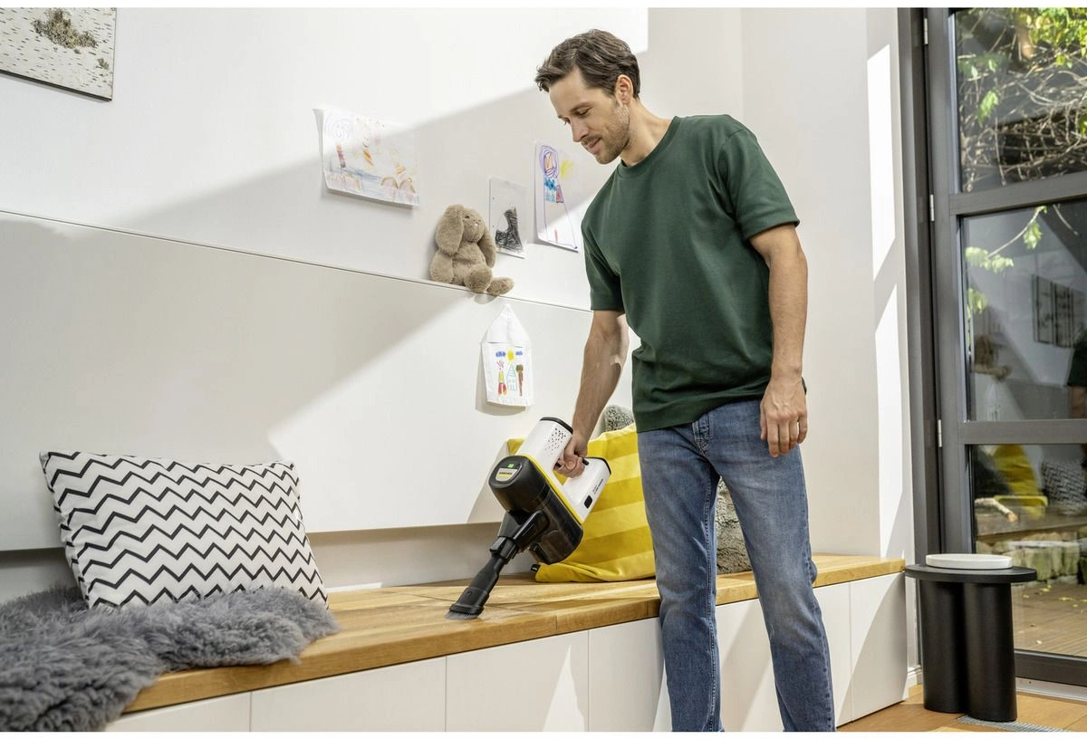 Пылесос Karcher VC 6 Cordless серебристый/белый — миниатюра 3