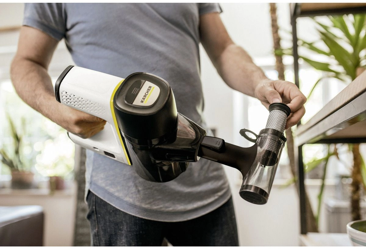 Пылесос Karcher VC 6 Cordless серебристый/белый — миниатюра 4