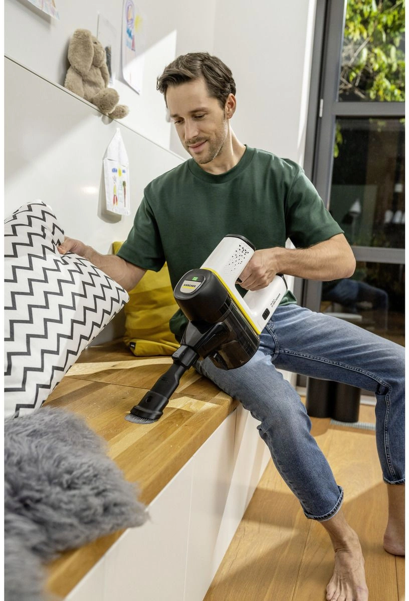 Пылесос Karcher VC 6 Cordless серебристый/белый — миниатюра 13