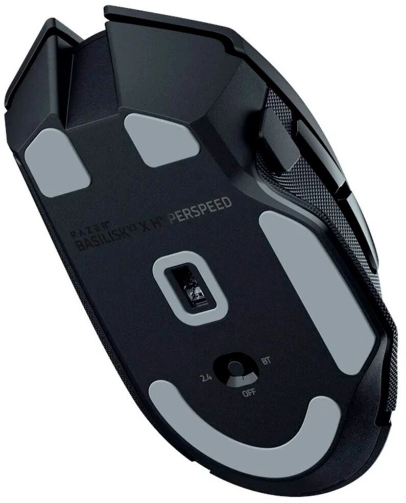 Мышь Razer Basilisk V3 X Hyperspeed черный оптическая 18000dpi беспров. USB 9but (RZ01-04870100-R3G1) — миниатюра 5