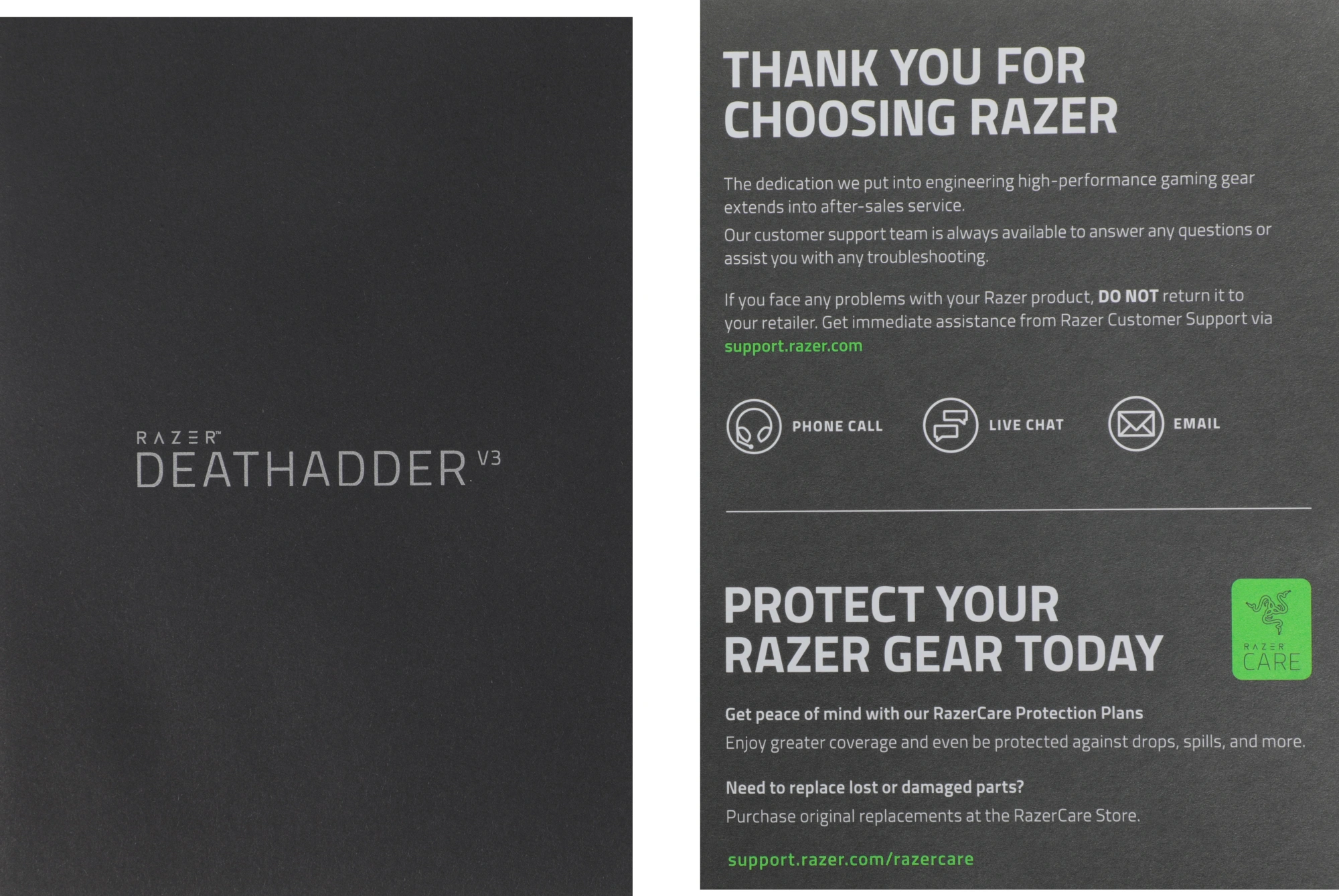 Мышь Razer DeathAdder V3 черный оптическая 30000dpi USB 6but (RZ01-04640100-R3M1) — миниатюра 9