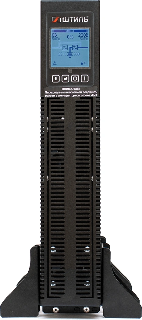 Источник бесперебойного питания Штиль STR1102L 1800Вт 2000ВА черный без батареи — миниатюра 2