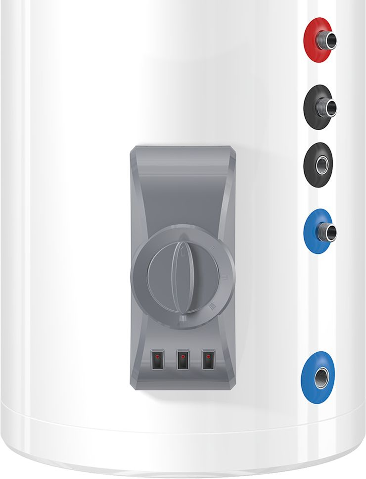 Водонагреватель Thermex IRP 300 V (combi) PRO 6кВт 300л через теплообменник напольный/белый — миниатюра 4