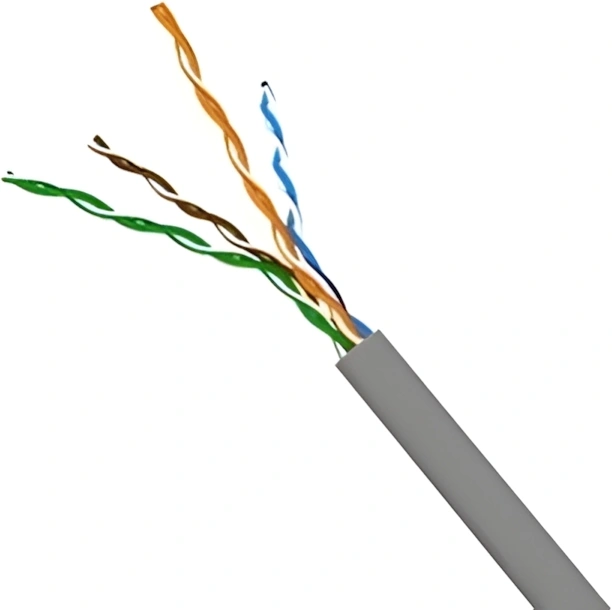 Кабель информационный Lanmaster TWT-5EFTP-XS кат.5E FTP 4 пары 24AWG PVC внутренний 305м серый — миниатюра 2