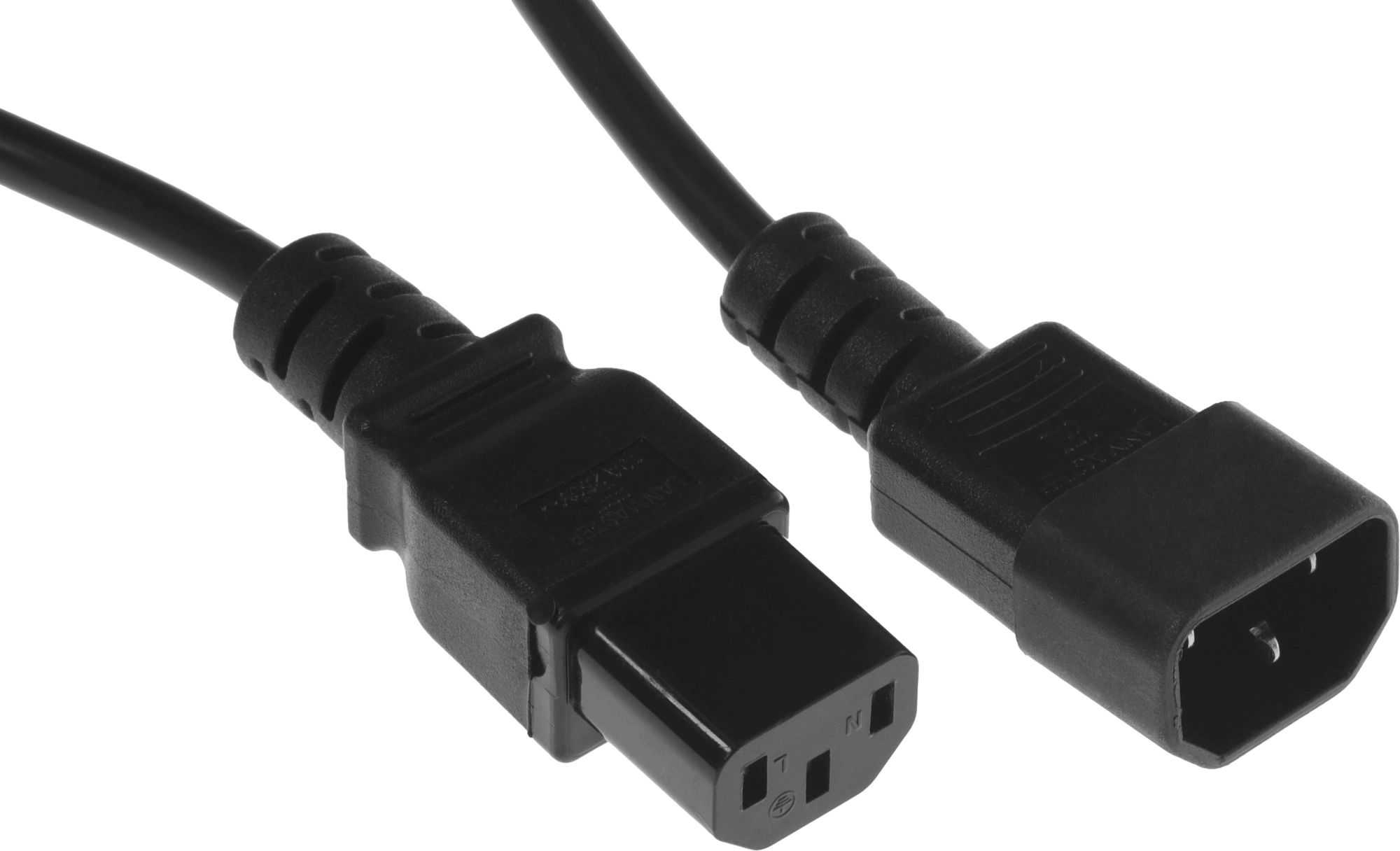 Шнур питания Lanmaster LAN-PP13/14-10-BK C13-С14 проводник.:3x0.75мм2 10м 220В 10А черный — миниатюра 5