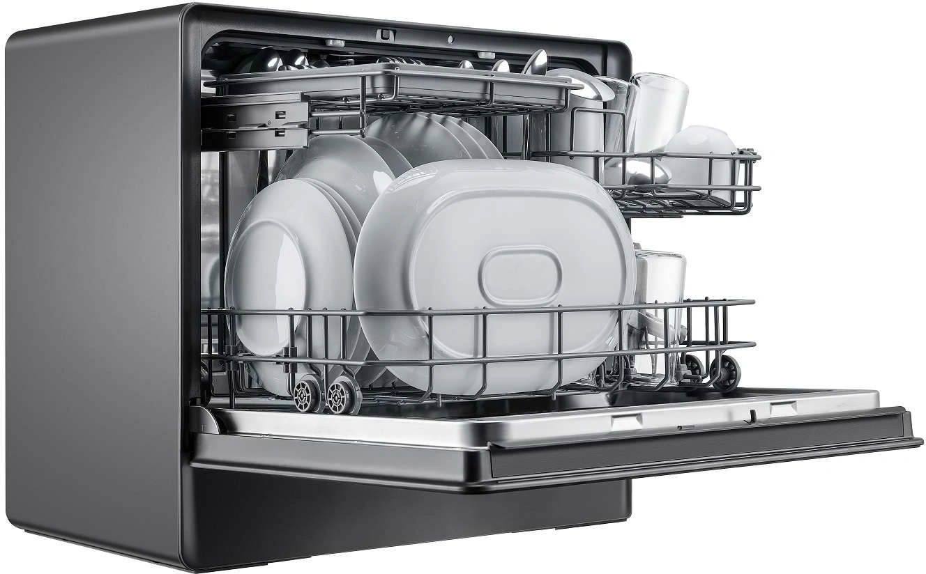 Посудомоечная машина Midea MCFD55S550Bi черный (компактная) — миниатюра 6