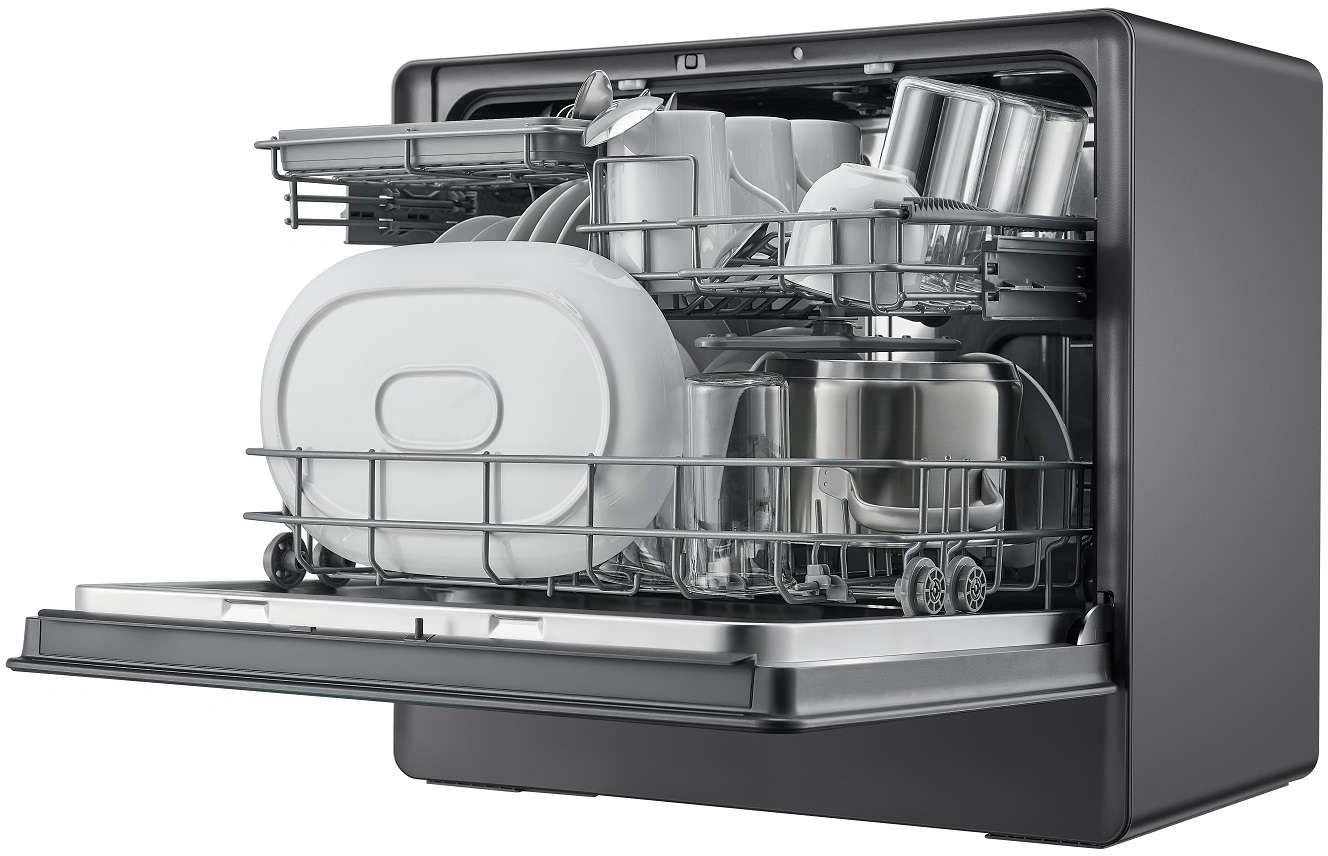 Посудомоечная машина Midea MCFD55S550Bi черный (компактная) — миниатюра 7