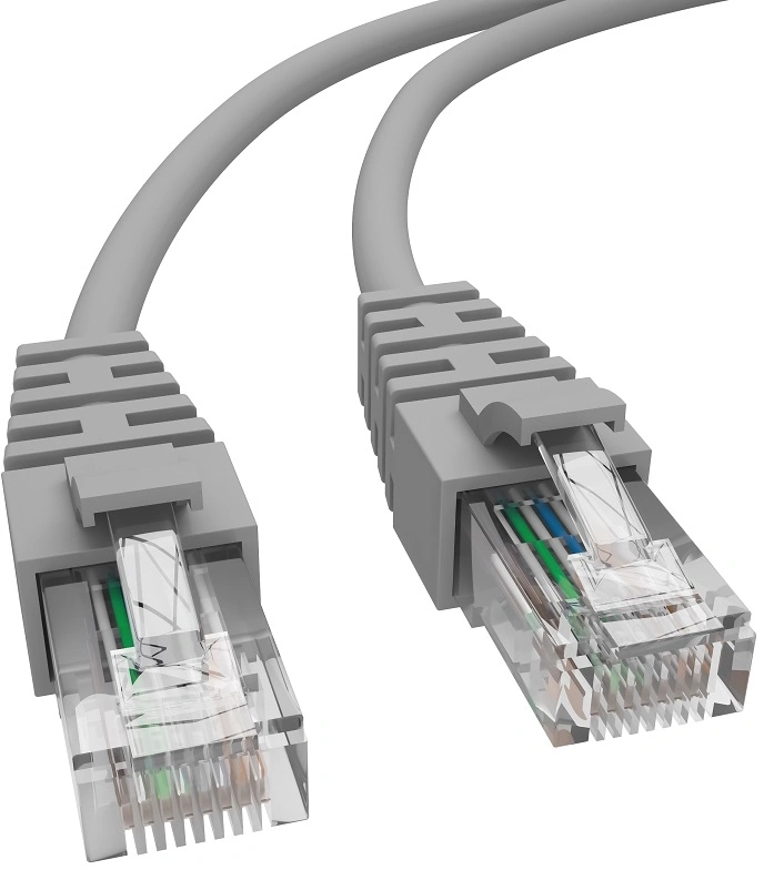 Патч-корд NTSS NTSS-PC-UTP-RJ45-5e-2.0-LSZH-GY UTP RJ-45 вил.-вилка RJ-45 кат.5E 2м серый LSZH 26AWG — миниатюра 3