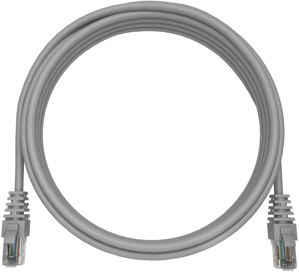 Патч-корд NTSS NTSS-PC-UTP-RJ45-5e-2.0-LSZH-GY UTP RJ-45 вил.-вилка RJ-45 кат.5E 2м серый LSZH 26AWG — миниатюра 4