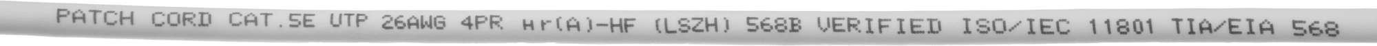 Патч-корд NTSS NTSS-PC-UTP-RJ45-5e-5.0-LSZH-WT UTP RJ-45 вил.-вилка RJ-45 кат.5E 5м белый LSZH 26AWG — миниатюра 2