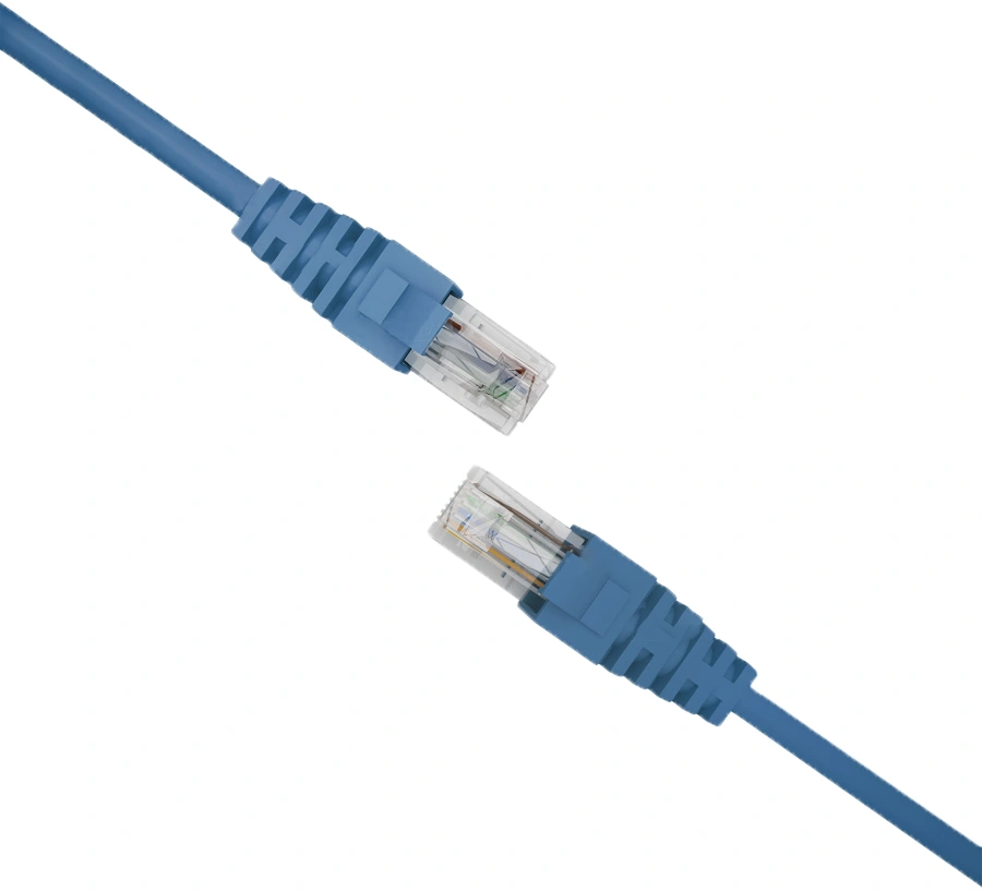 Патч-корд NTSS NTSS-PC-UTP-RJ45-5e-1.0-LSZH-BU UTP RJ-45 вил.-вилка RJ-45 кат.5E 1м синий LSZH 26AWG — миниатюра 3