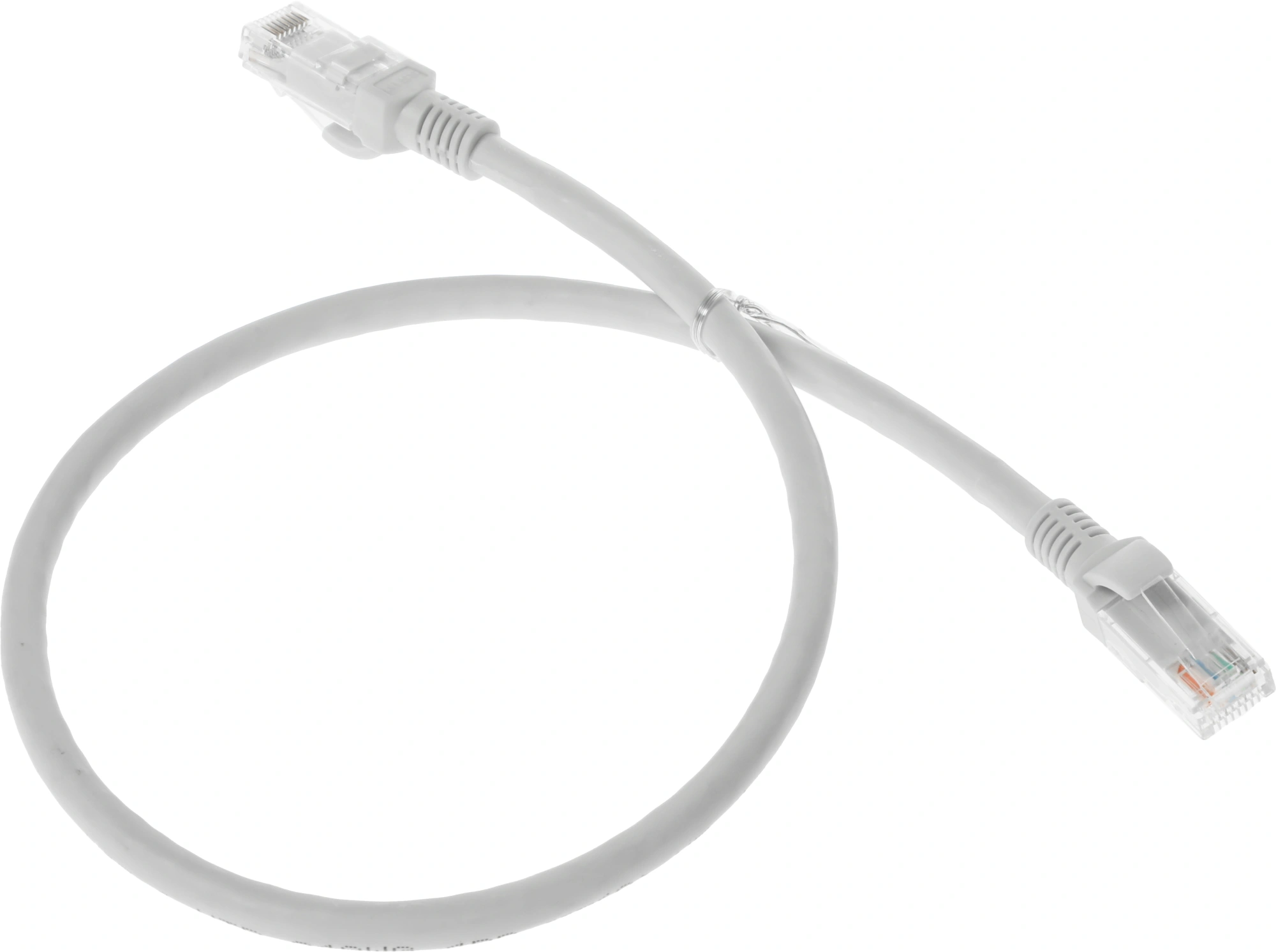 Патч-корд NTSS NTSS-PC-UTP-RJ45-6-0.5-LSZH-GY UTP RJ-45 вил.-вилка RJ-45 кат.6 0.5м серый LSZH 24AWG — миниатюра 2
