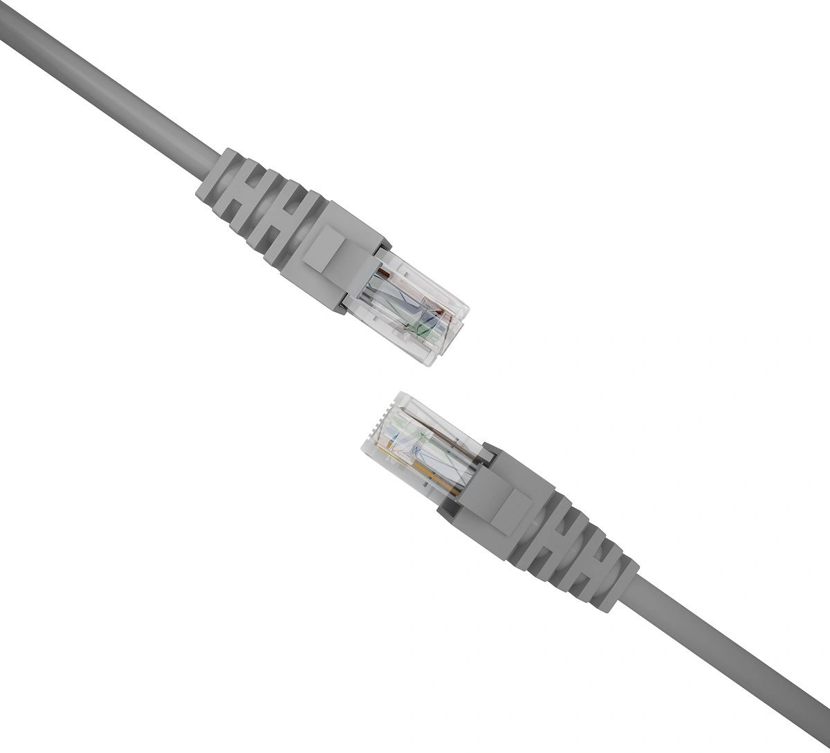 Патч-корд NTSS NTSS-PC-UTP-RJ45-6-1.0-LSZH-GY UTP RJ-45 вил.-вилка RJ-45 кат.6 1м серый LSZH 24AWG — миниатюра 2