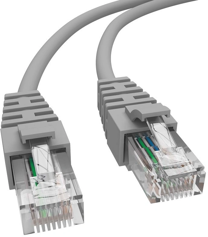 Патч-корд NTSS NTSS-PC-UTP-RJ45-6-1.0-LSZH-GY UTP RJ-45 вил.-вилка RJ-45 кат.6 1м серый LSZH 24AWG — миниатюра 3