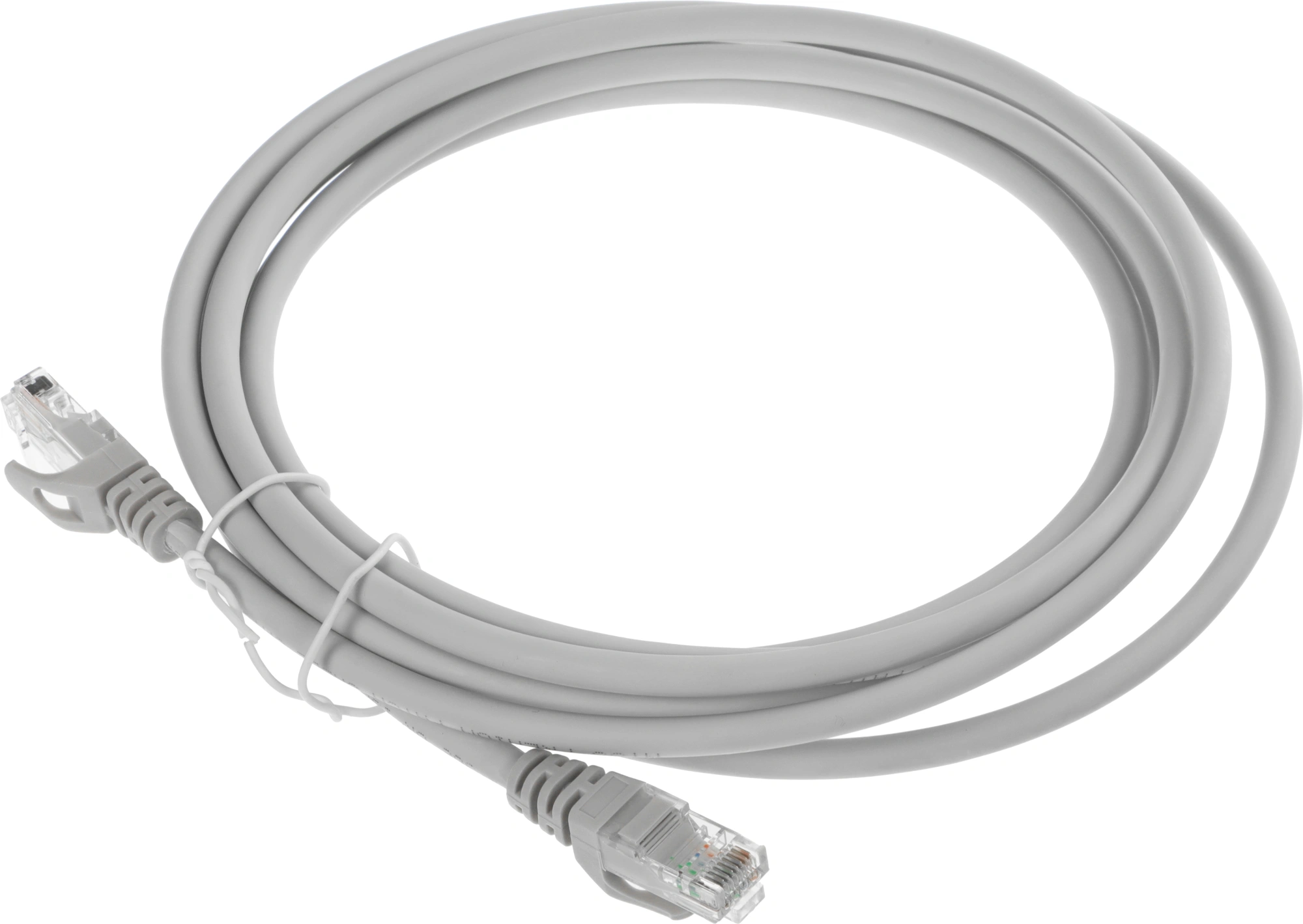 Патч-корд NTSS NTSS-PC-UTP-RJ45-6-3.0-LSZH-GY UTP RJ-45 вил.-вилка RJ-45 кат.6 3м серый LSZH 24AWG — миниатюра 4