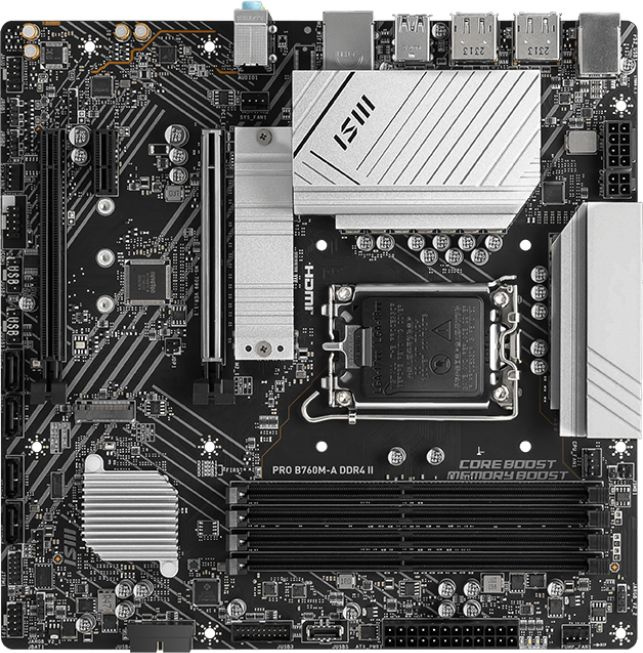 Материнская плата MSI PRO B760M-A DDR4 II Soc-1700 (PRO B760M-A DDR4 II)