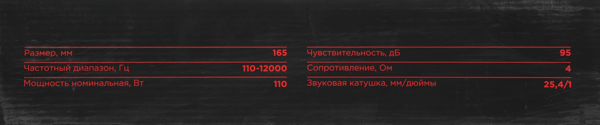 Колонки автомобильные Ural ТТ 165.2 (без решетки) 220Вт 95дБ 4Ом 16.5см (6 1/2дюйм) (ком.:2кол.) среднечастотные однополосные — миниатюра 7
