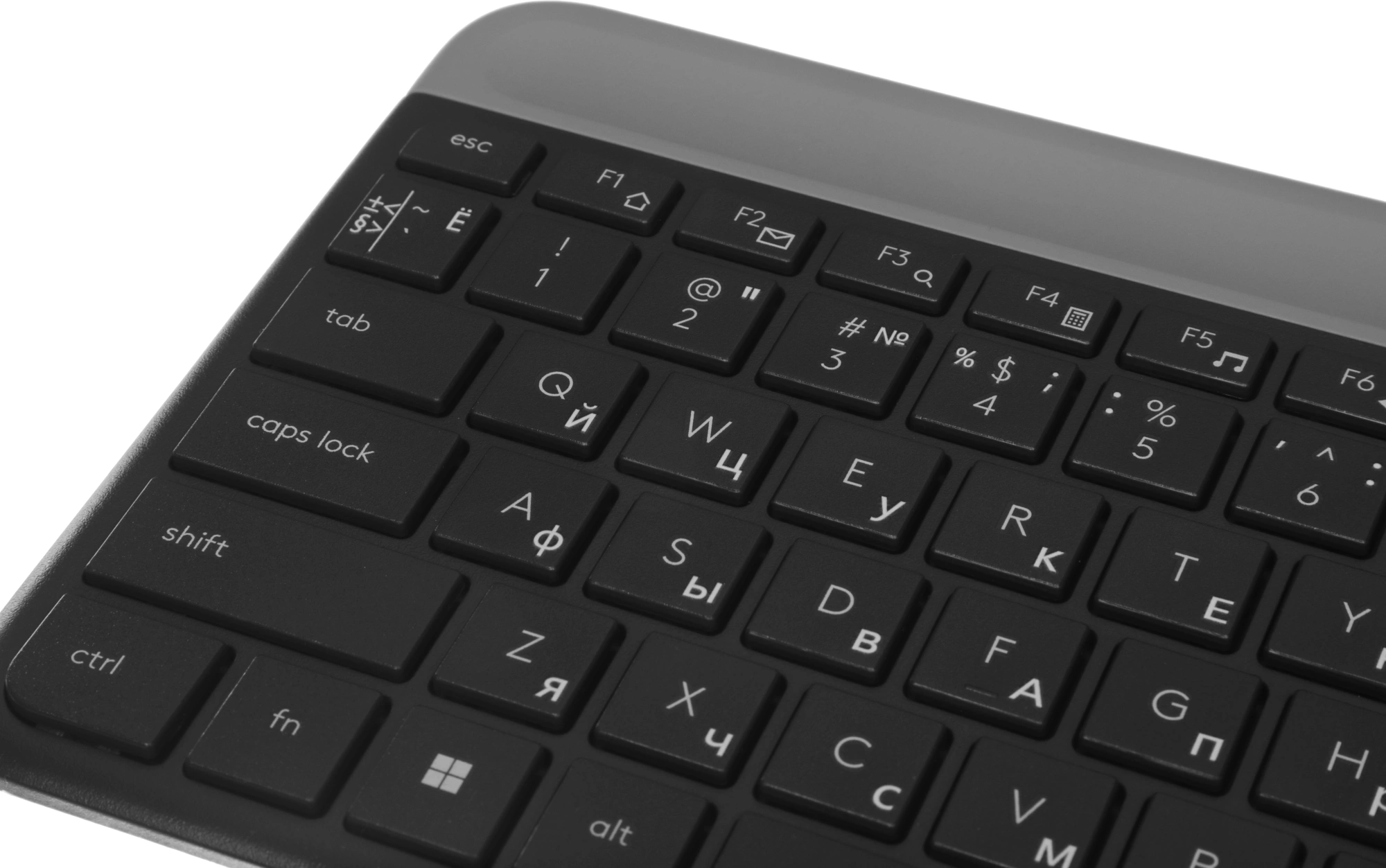 Клавиатура + мышь Logitech MK470 клав:графитовый/светло-серый мышь:графитовый USB беспроводная slim (920-009180) — миниатюра 8