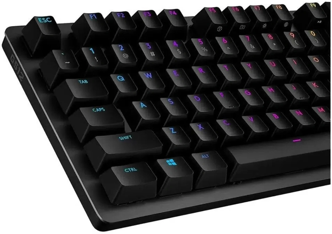 Клавиатура Logitech G512 Carbon Red Linear механическая черный USB Multimedia for gamer LED (920-009374) — миниатюра 3