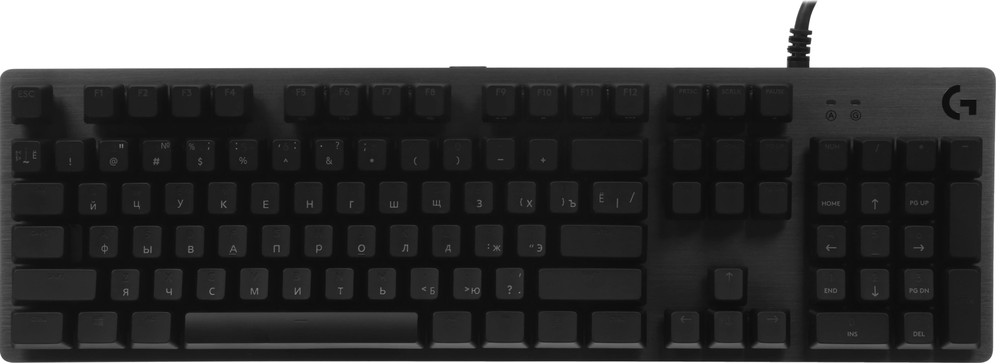 Клавиатура Logitech G512 Carbon Red Linear механическая черный USB Multimedia for gamer LED (920-009374) — миниатюра 7