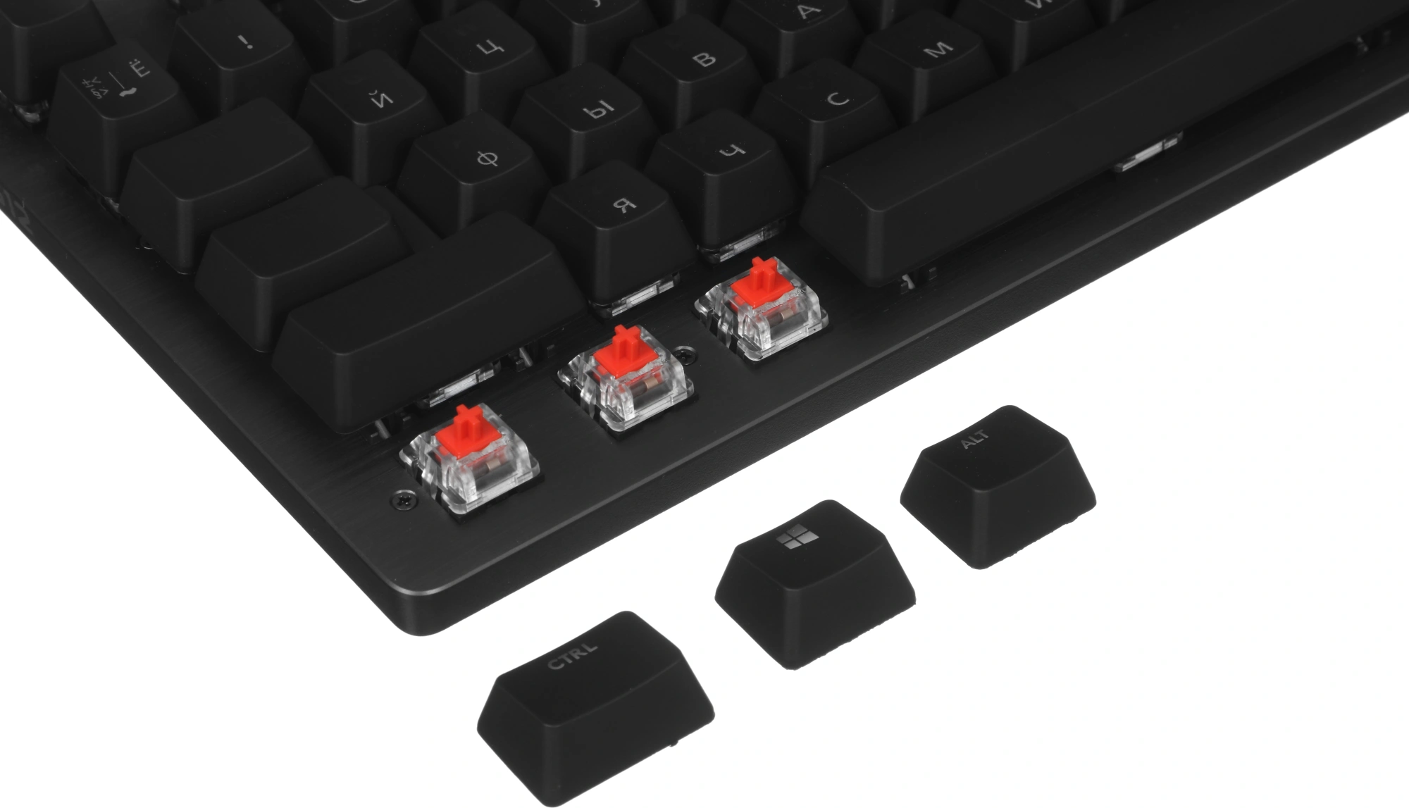 Клавиатура Logitech G512 Carbon Red Linear механическая черный USB Multimedia for gamer LED (920-009374) — миниатюра 17