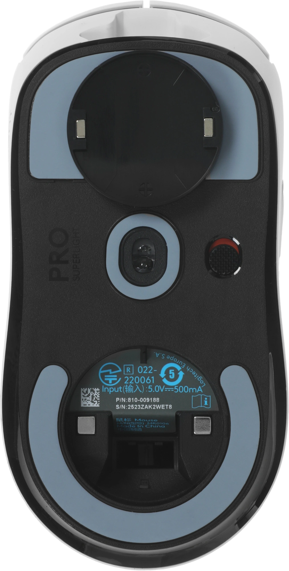 Мышь Logitech G Pro X Superlight белый оптическая 25600dpi беспров. USB 4but (910-005946) — миниатюра 6